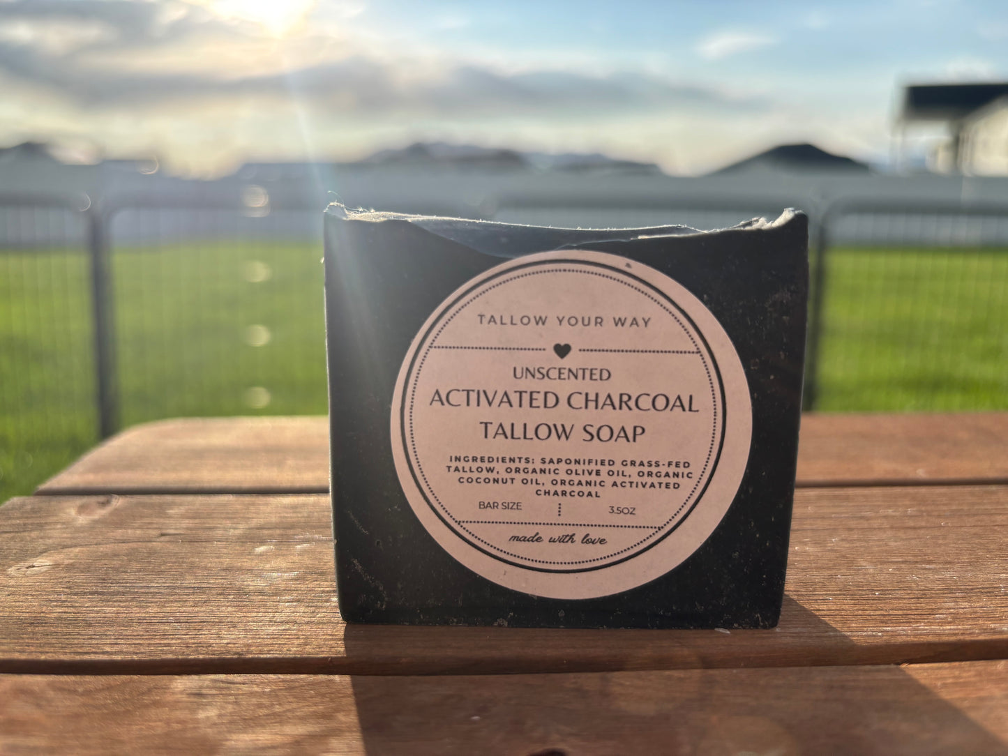 Activated Charcoal Tallow Soap