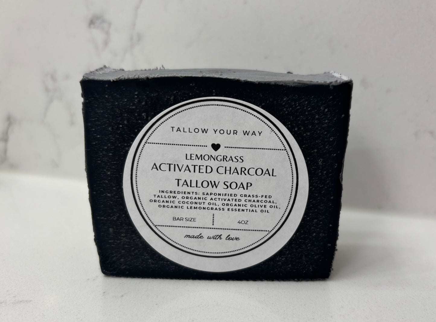 Activated Charcoal Tallow Soap