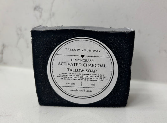 Activated Charcoal Tallow Soap