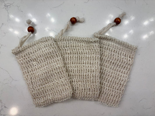 Organic Exfoliating Soap Bag