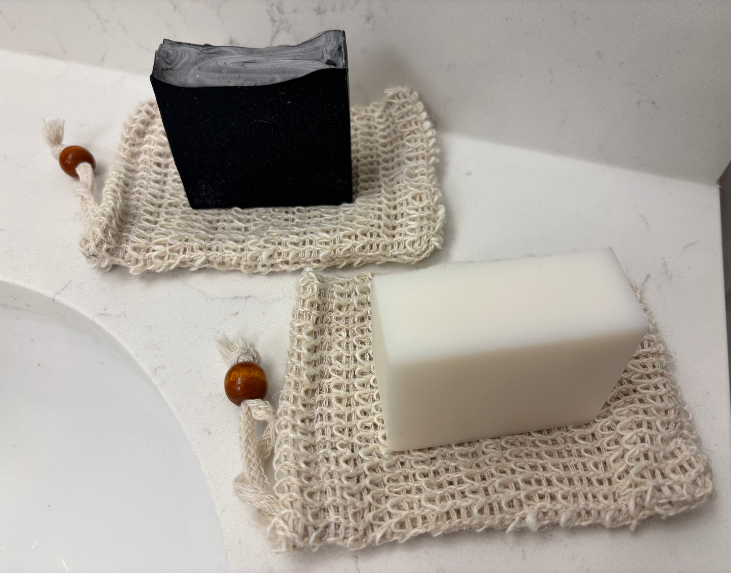 Organic Exfoliating Soap Bag