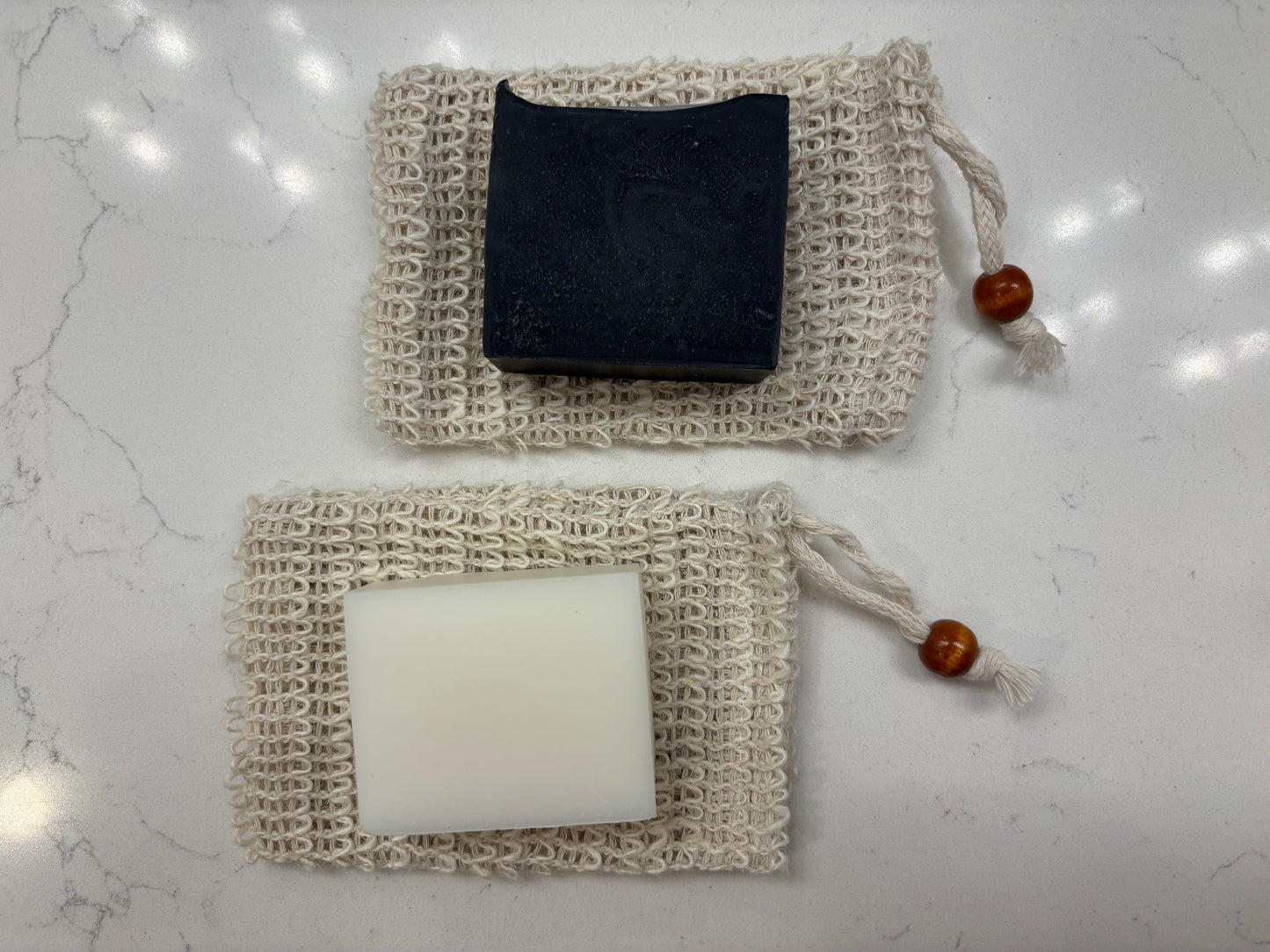 Organic Exfoliating Soap Bag
